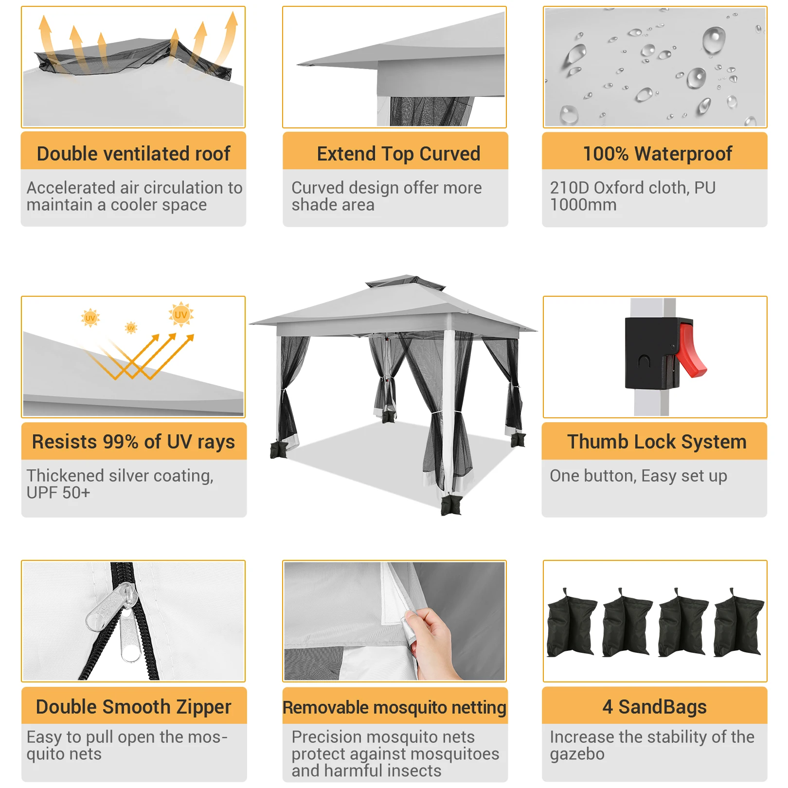Thumbnail 4 - #12 Latest Garden Canopy Tents Offers