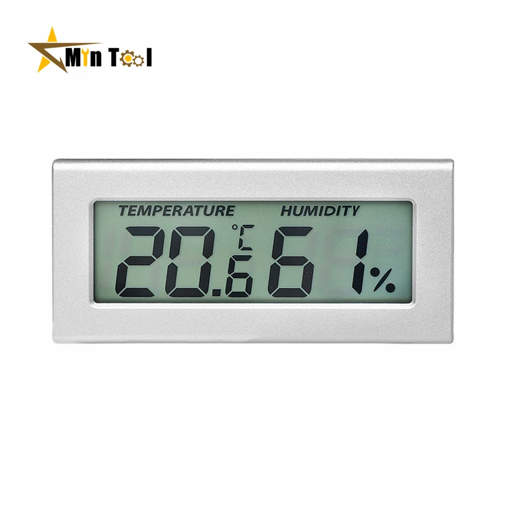 Digital Thermometer Hygrometer LCD Embedded Temperature And Humidity Meter Temperature Sensor Humidity Meter Gauge Home Supply