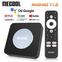 Mecool KM2 plus S905X4 Android 11 TV Box smart 4K for Netflix 4K 2GB 16GB Dolby Atmos USB3.0 100M LAN set-top box TV receiver