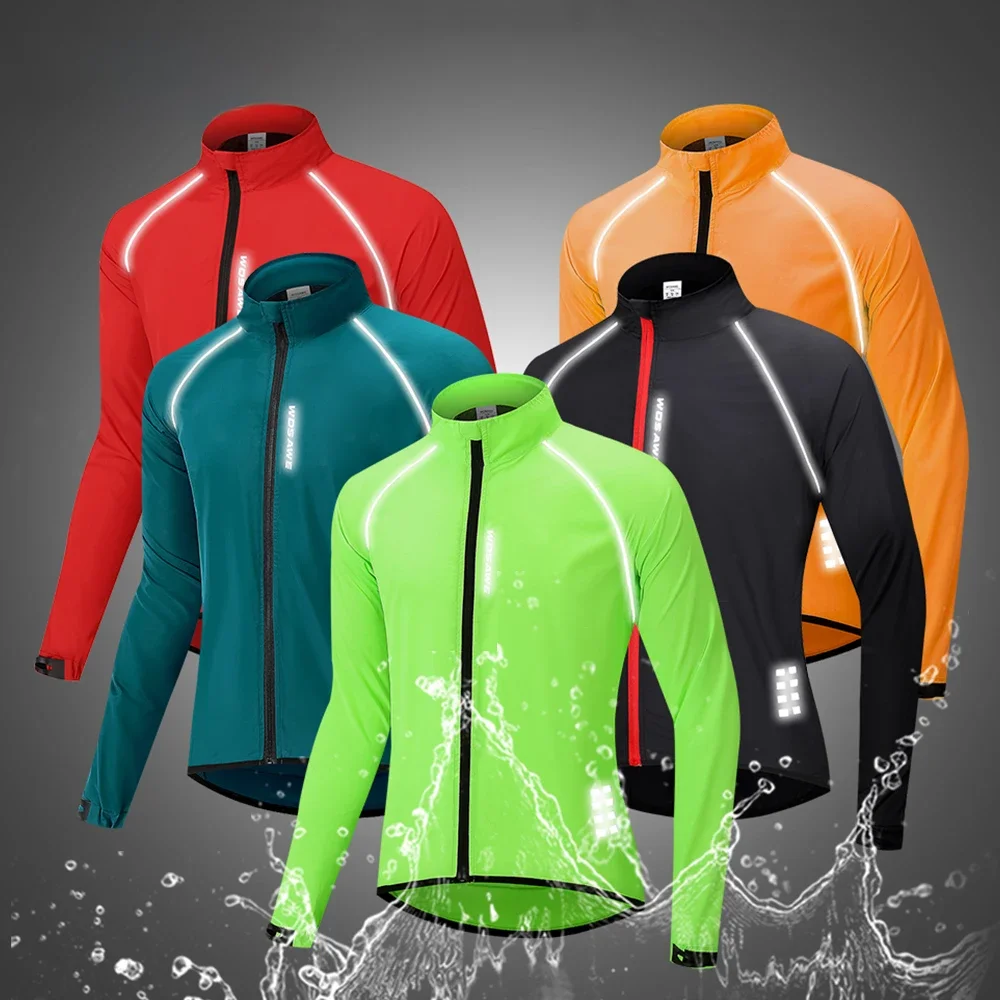 AliExpress WOSAWE Men's Cycling Windbreaker Ultralight Reflective Windproof Jacket Men MTB Road Bike Wind Coat