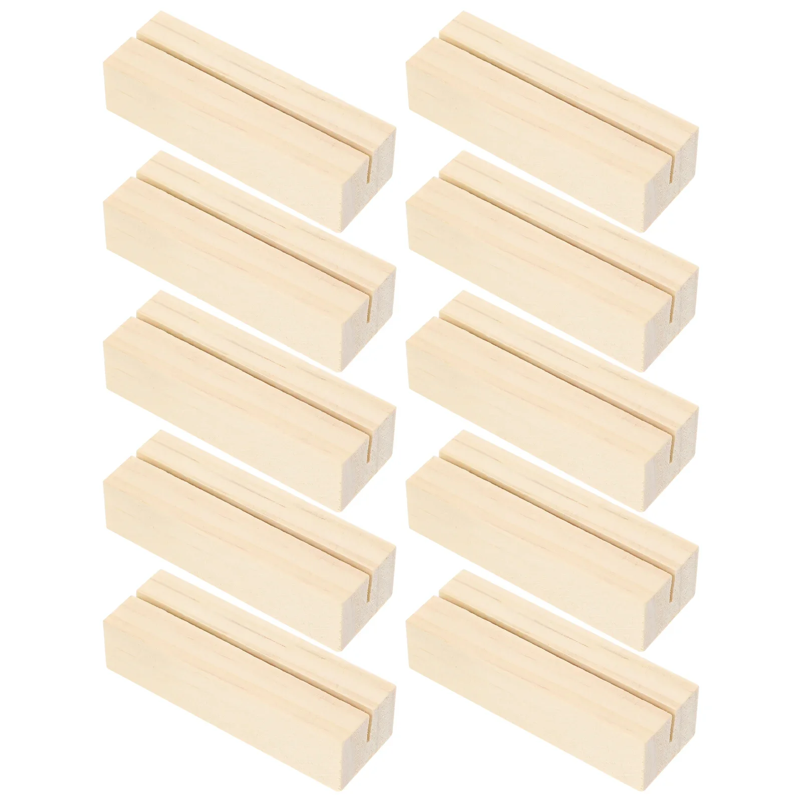 10 Stück Holz Display Basis Schmuck Ohrringe Halskette Ständer Halter Ohrring Karten Holz basis