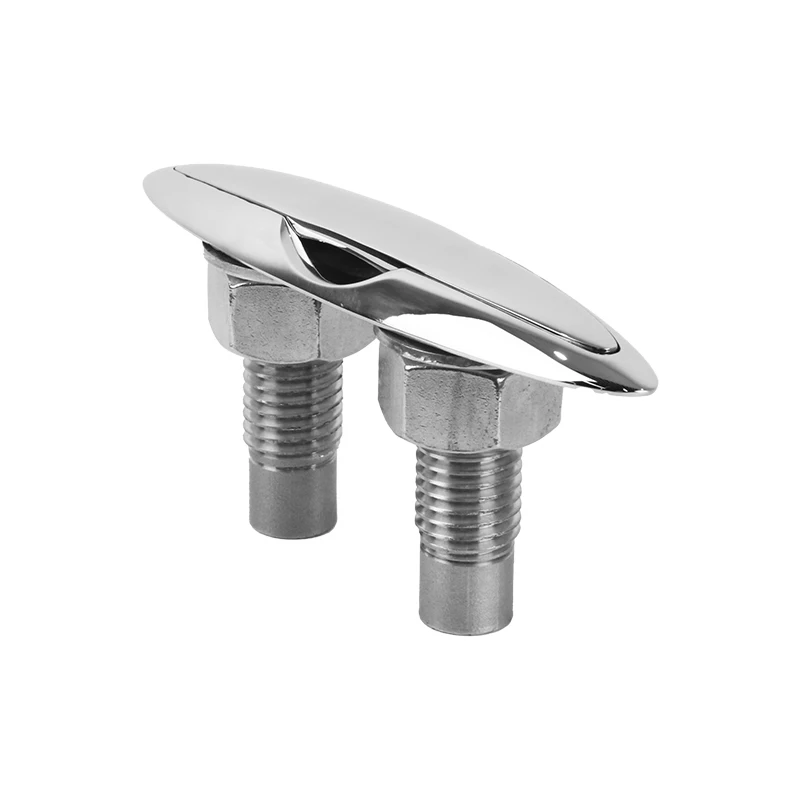 316 Stainless Steel 5inch 6inch Heavy Pop Up Cleat Boat Accessories Save Space Mooring Dock Neat Cleat Marine Boat Yacht Bollard