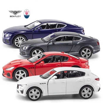 1:36 Maserati Bentley GT Levante voiture de sport modèle en alliage moulé sous pression roue chaude jouet de luxe garçon cadeau auto échelle premium rapide furieux