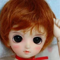 D28053 All Sizes Short BJD Synthetic Mohair Wig From 3-4Inch To 10-11Inch Hair Tiny OB11 YOSD MSD SD QBaby Doll Accessories