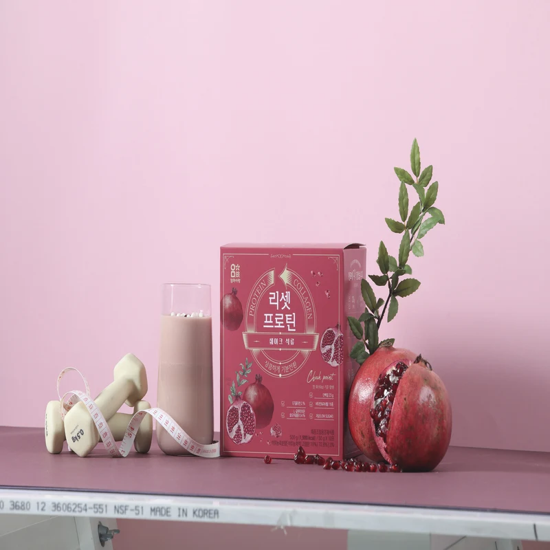 엄마사랑 리셋 프로틴 식사대용 다이어트 쉐이크 석류 (50g x 10포)