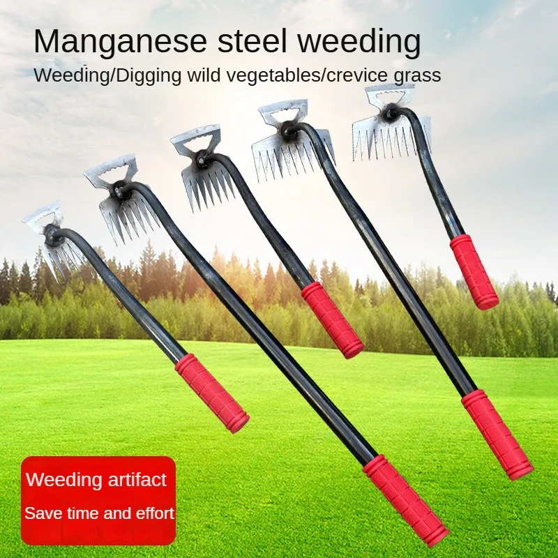 

Садовый съемник сорняков, инструмент для прополки, практичный ручной инструмент для прополки, рыхление почвы, прочный для работы на ферме, проделка на заднем дворе, копание газона