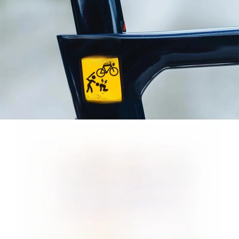 AliExpress NONE 1PC Warning Sign Road Bicycle Frame Stickers Top Tube Waterproof Fashion DIY Bike Decor Durable Vinyl Decals Moto Accessories
