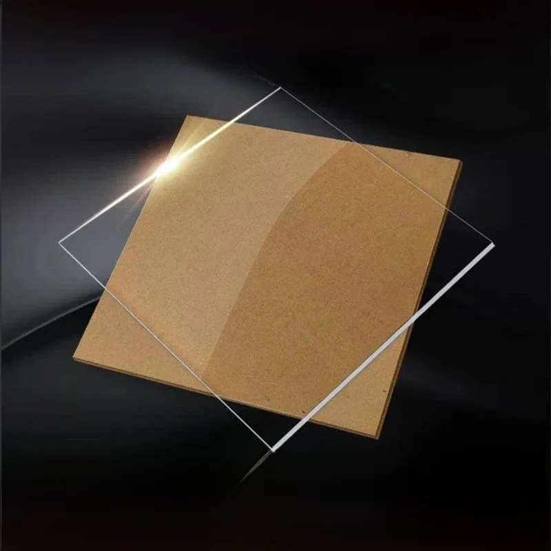 Plexiglas Transparent, feuille acrylique Perspex 200x200mm, panneau en plastique Transparent, verre organique, polyméthacrylate