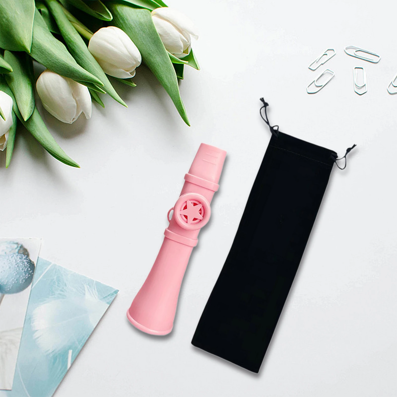 Professional Kazoo Flute Portable Kazoo Music Instruments for Kids Adults with Storage Pouch Lightweight Kids Musical Instrument