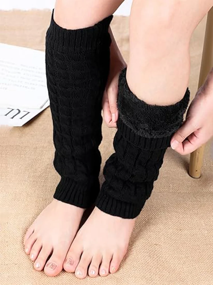 Thermal Sock Winter - 여성용 Y2K 스타일 플러시 레그 워머,