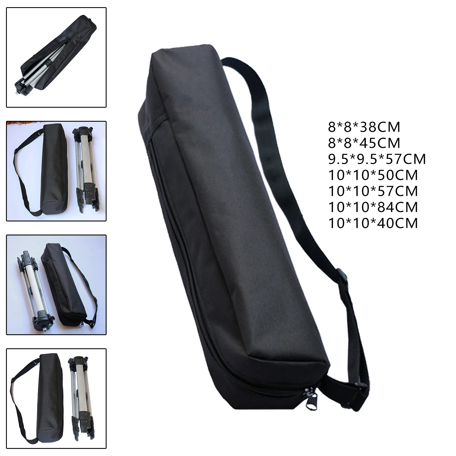 38-84cm Tripod Carry Case with Shoulder Strap Light Stands Speaker Stand Storage Bag for Mic Light Photography Equipment