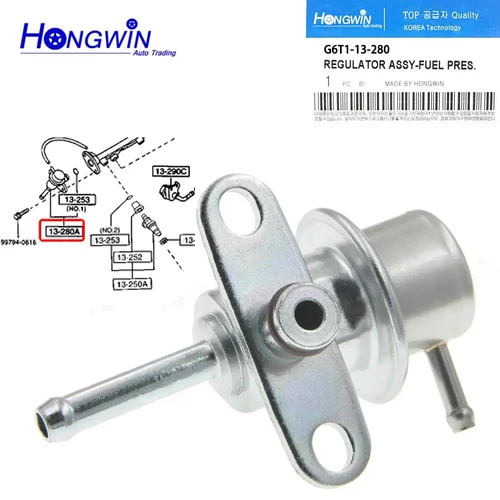 Regulador de presión de inyección de combustible, accesorio para Mazda Bt50, B2600, B2200, 626, Ford Ranger, Everest, 2003-2006, 2,6, G6T113280, nuevo, G6T1-13-280