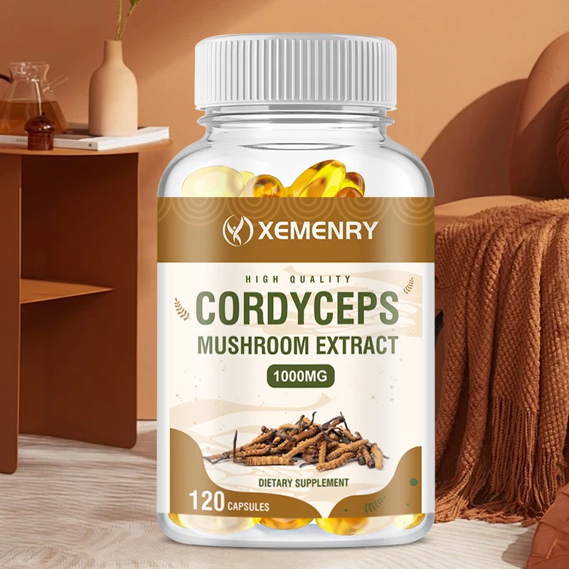 Cordyceps Supplement 1000mg - Increase Energy and Endurance, Immune Health - 120 Capsules