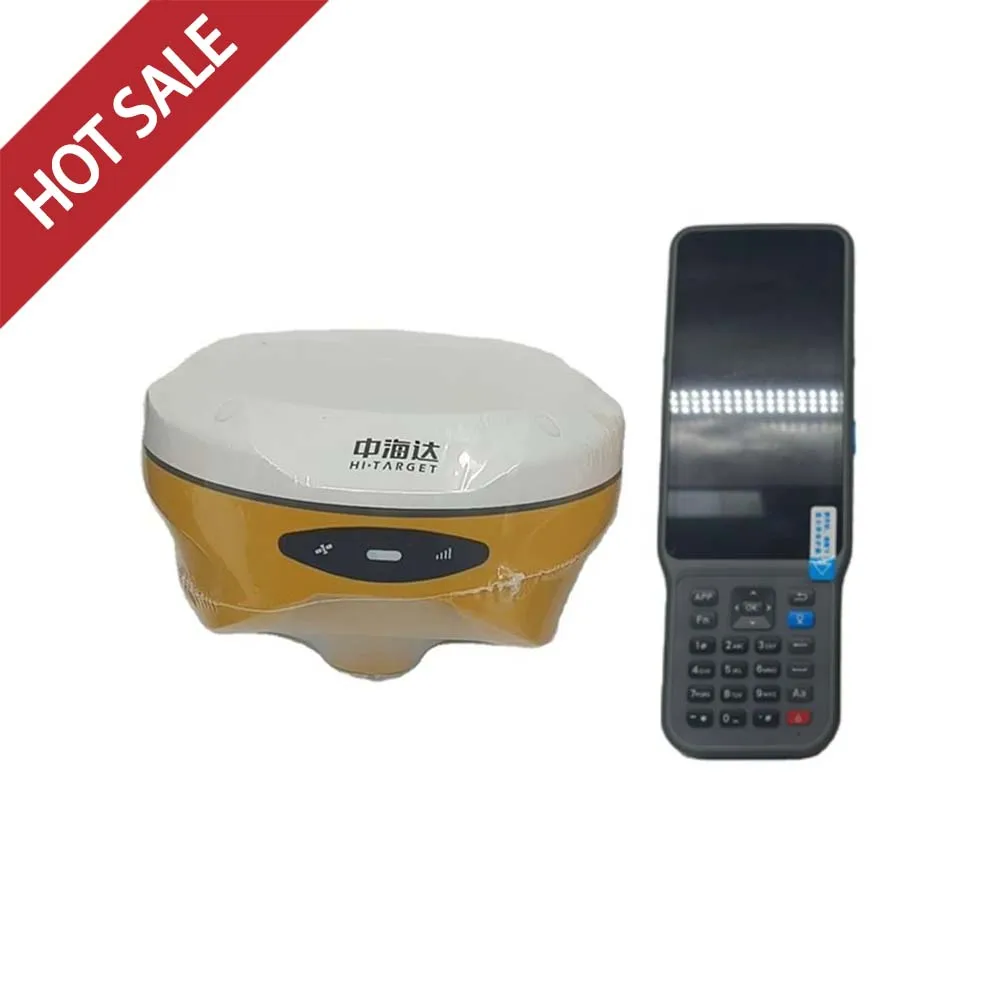 Instrumento de medición HI-TARGET RTK V300, equipo de medición GPS IMU de alta precisión, puede cargar el idioma y cambiar mapas de Google