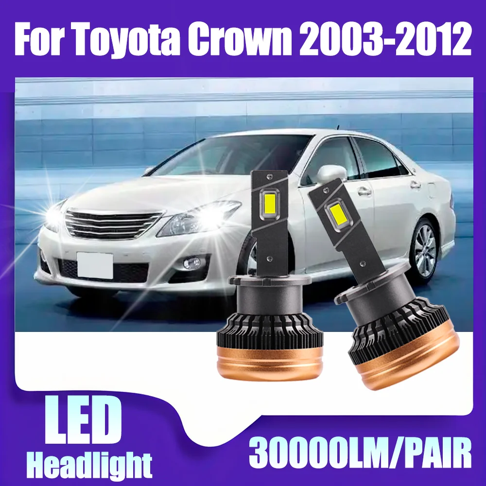 

2 шт. 6000K супер яркий белый 120 Вт высокой мощности D2S HID лампы для фар авто HID ксеноновые фары 12 В для Toyota Crown 2003-2012