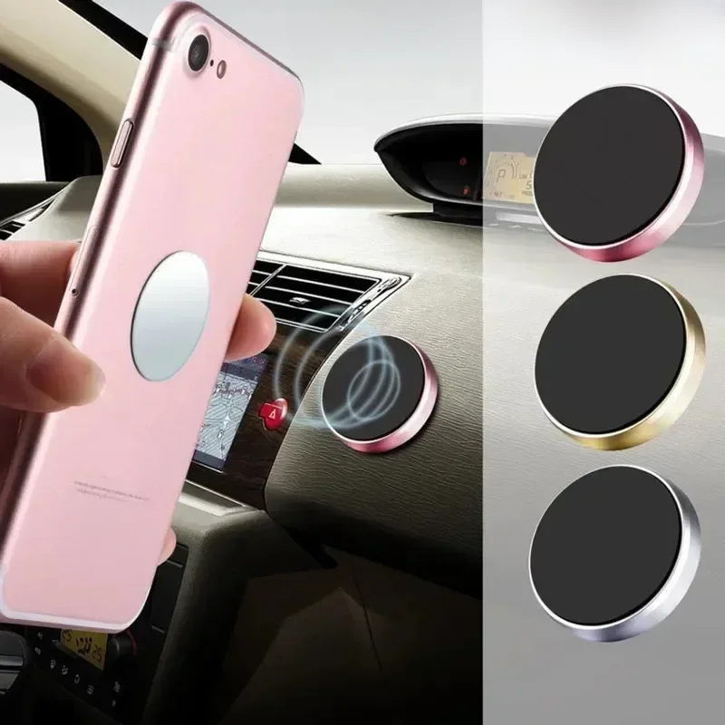 Suporte do telefone do carro magnético universal, suporte de montagem, vara no painel do carro, todo