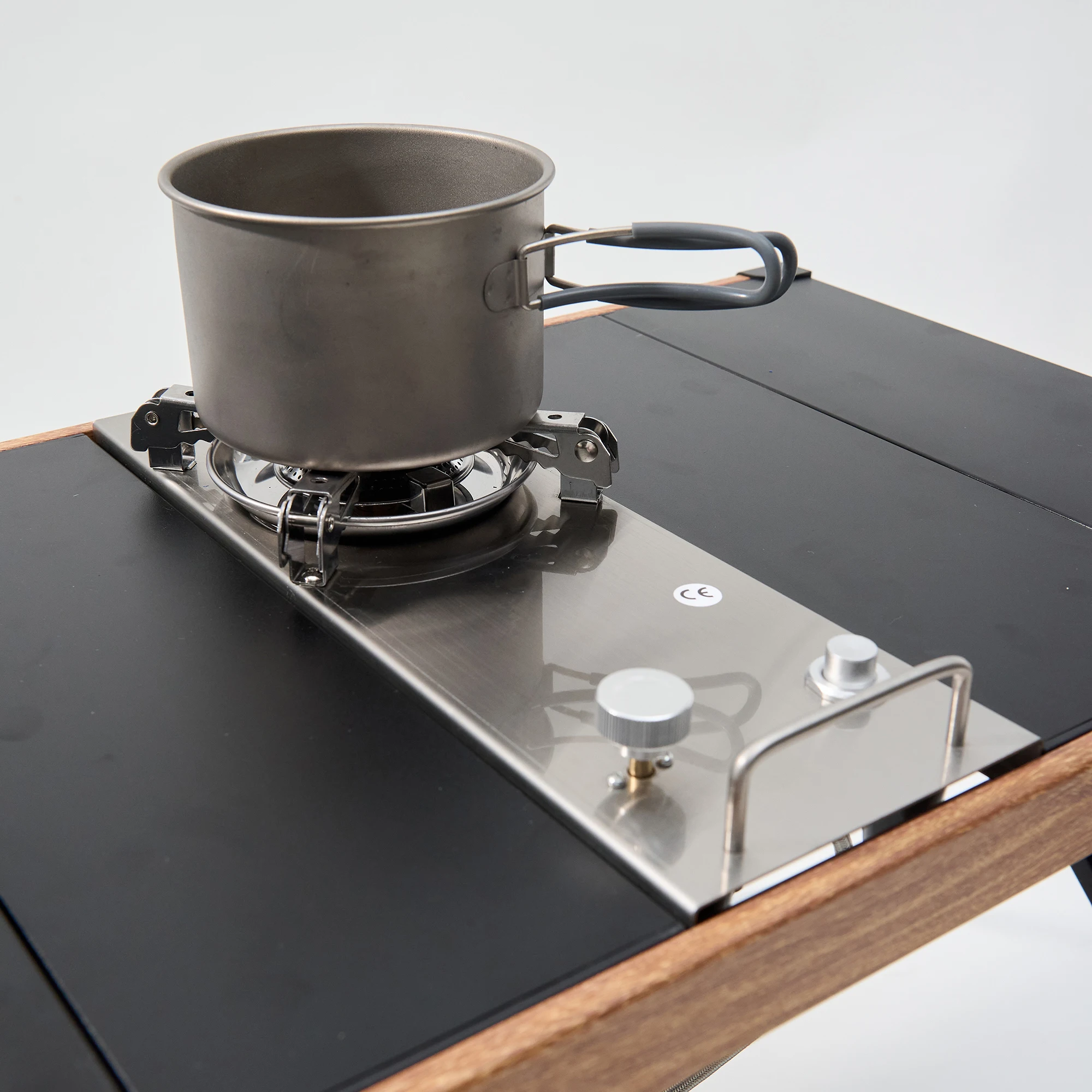 Pandatour IGT 0.5 Camping Stove Easy Equiped Folding High Power Table Stove Stainless Steel Windproof  One Click Ignition