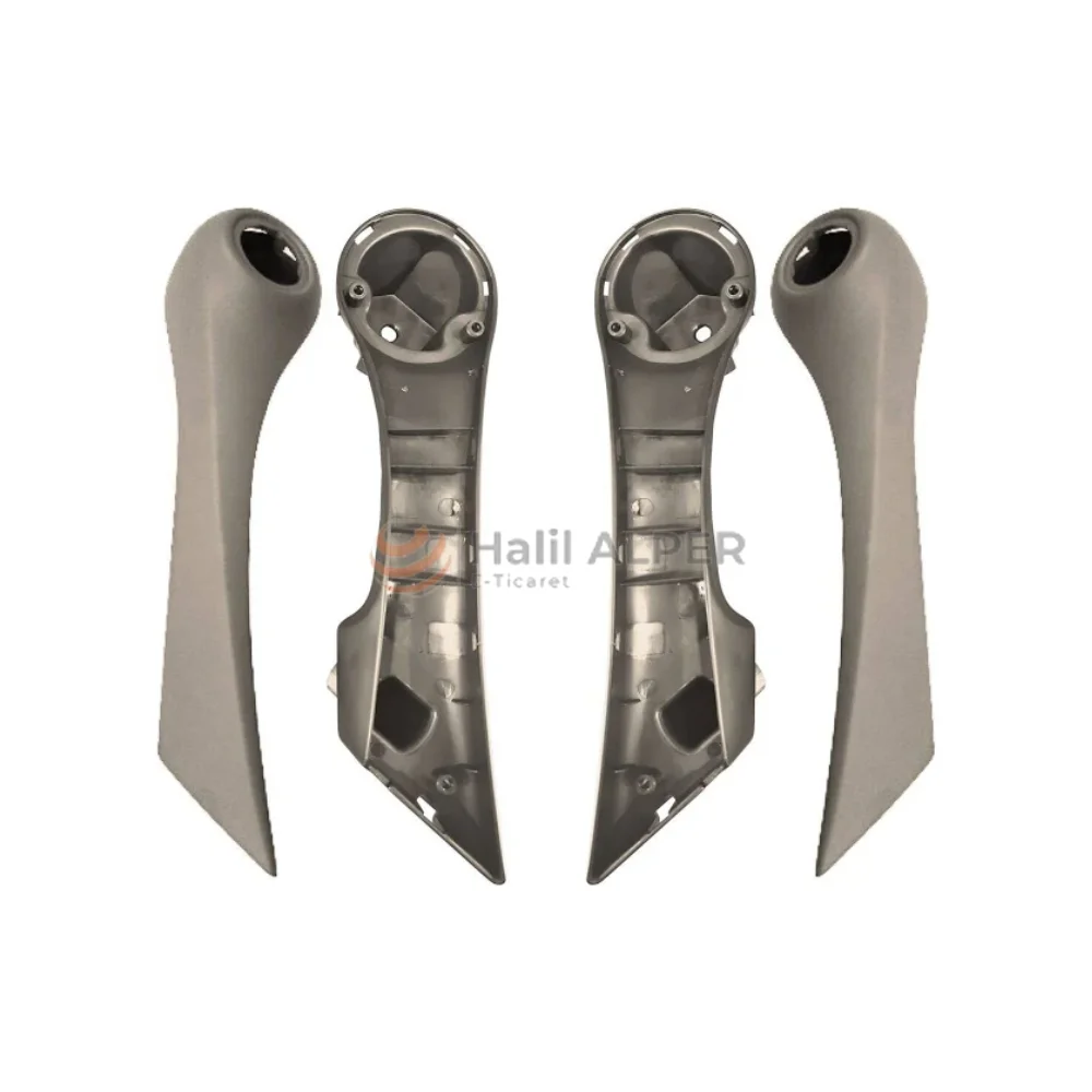 FOR FRONT INNER DOOR HANDLE RENAULT MEGANE 2 MK2 Chrome And Black Color Handle Left Right Set 7701476922 - 7701475316