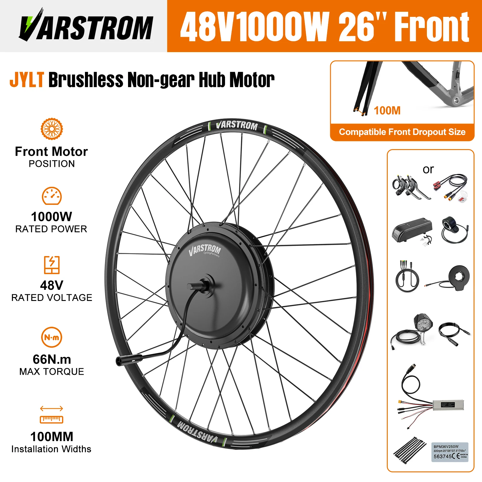 [3-Tage-Lieferung] Bafang G020 / G0900 / G062 36V 48V 1000W 750W 500W 350W 250W 1500W Radnabenmotor Umrüstsätze 20 Zoll 26 Zoll 27,5 Zoll 29 Zoll 700C Hinterrad- und Vorderradantrieb E-Bike-Kit mit