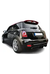 For Mini Cooper Gp2 (r56 R57 R58) Compatible Rear Bumper Diffuser (plastic) - Spoiler Side Skirts Chrome Mirror Cover Hood Auto