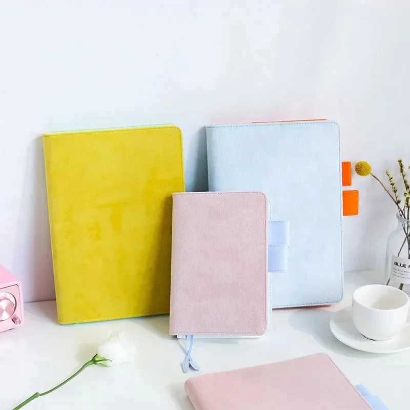 Fromthenon Pure Color okładka notesu A5 A6 Hobo Planner okładka książki tkanina artystyczna obudowa notesu pamiętnik studencki szkolne artykuły papiernicze — zdjęcie produktu 7