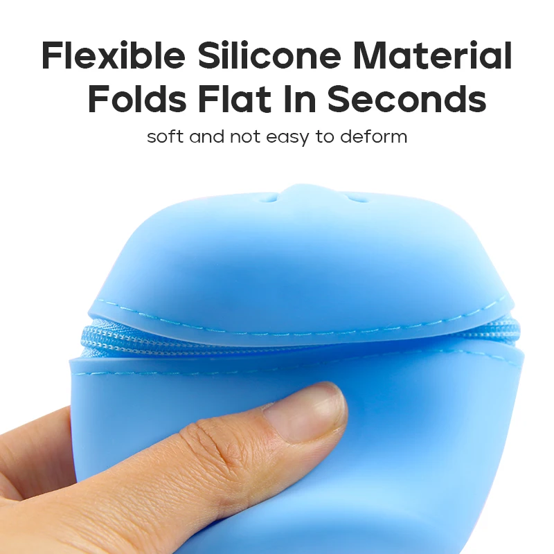 LETOYO 53g سلة المهملات المحمولة سيليكون الحقيبة لصيد الأسماك في الهواء الطلق حبوب اللقاح حماية حلقة تسلق أدوات التخييم في الهواء الطلق