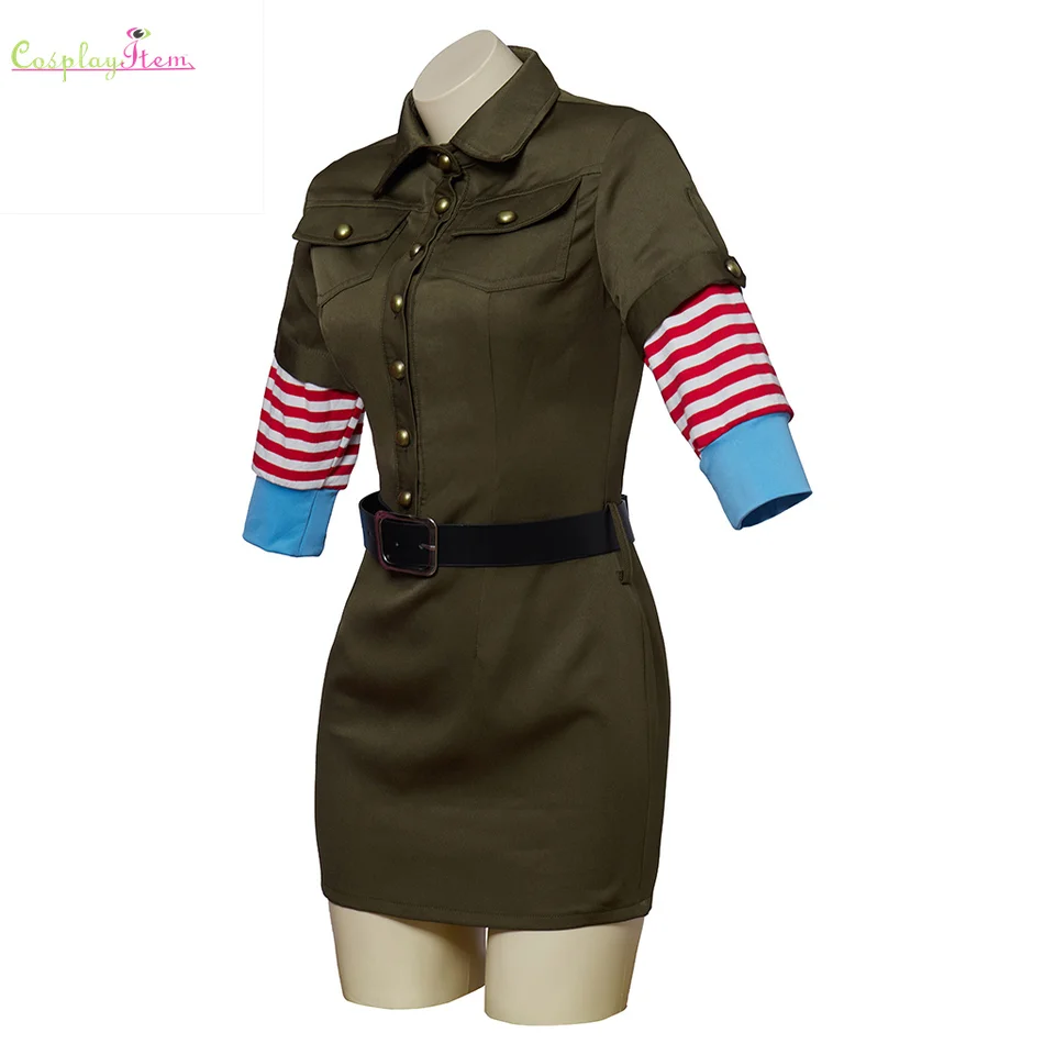ramona flowers green dress Scott Pilgrim Cosplay Women Cosplay Costume Cargo Outfit with Star Circle Messenger Bag for Halloween published