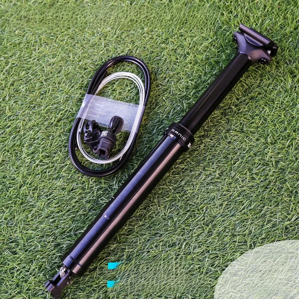 AliExpress NONE X-fusion Manic MTB Dropper Seatpost 31.6MM 361MM 125mm Internel Cable Dropper Seatpost For Mountain Bike Gravel Seatpost