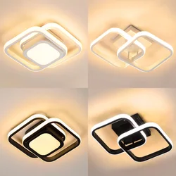 Modern LED Ceiling Light Chandelier Three Colors Lamp Surface Installation Indoor Lighting Fixtures Hallway Balcony Aisle Office