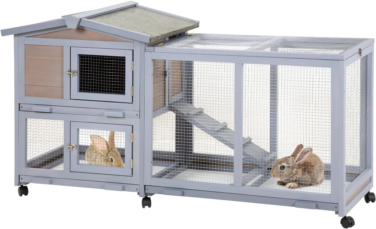 Rabbit Hutch Wooden…