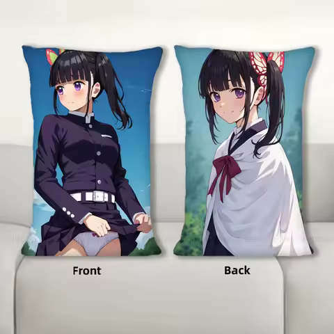 Dakimakura Anime Tsuyuri Kanao Body Pillow Cover Sofa Cushion Double-side Print Throw Pillow Case 40X60cm