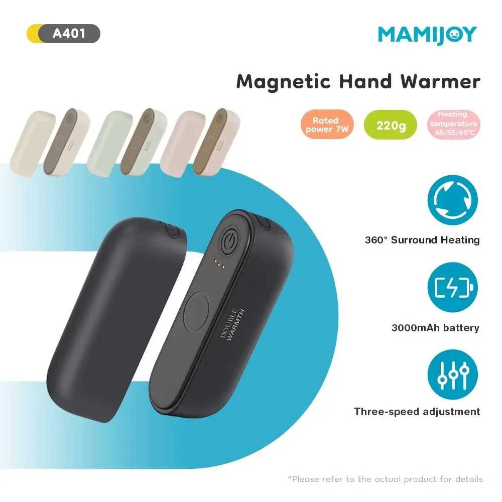 

New Portable Hand Warmers 3 Gear Mode Adjustable Intelligent constant temperature USB Fast Charging Can Be Power Bank 3000mAh