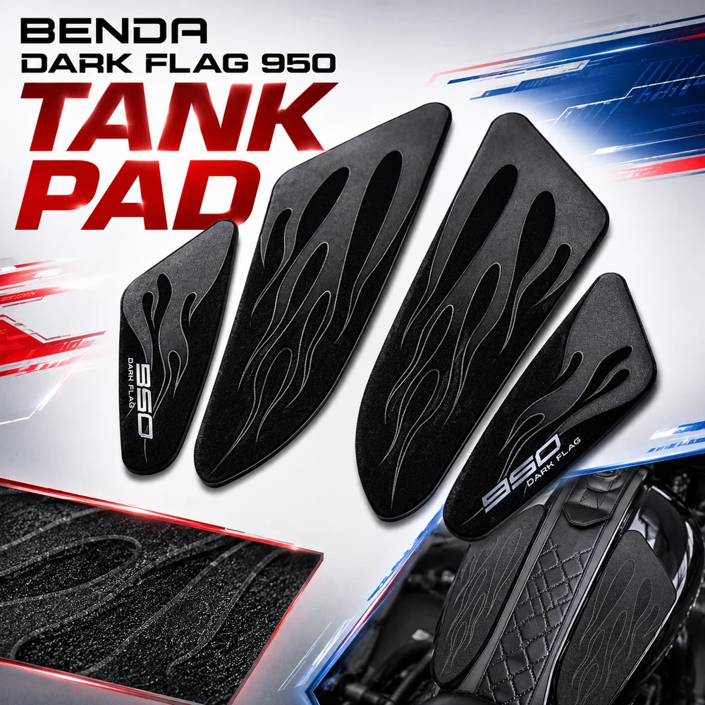 For Fit BENDA DARK FLAG 950 Modified Anti-wear and Anti-slip Fuel Tank Sticker
