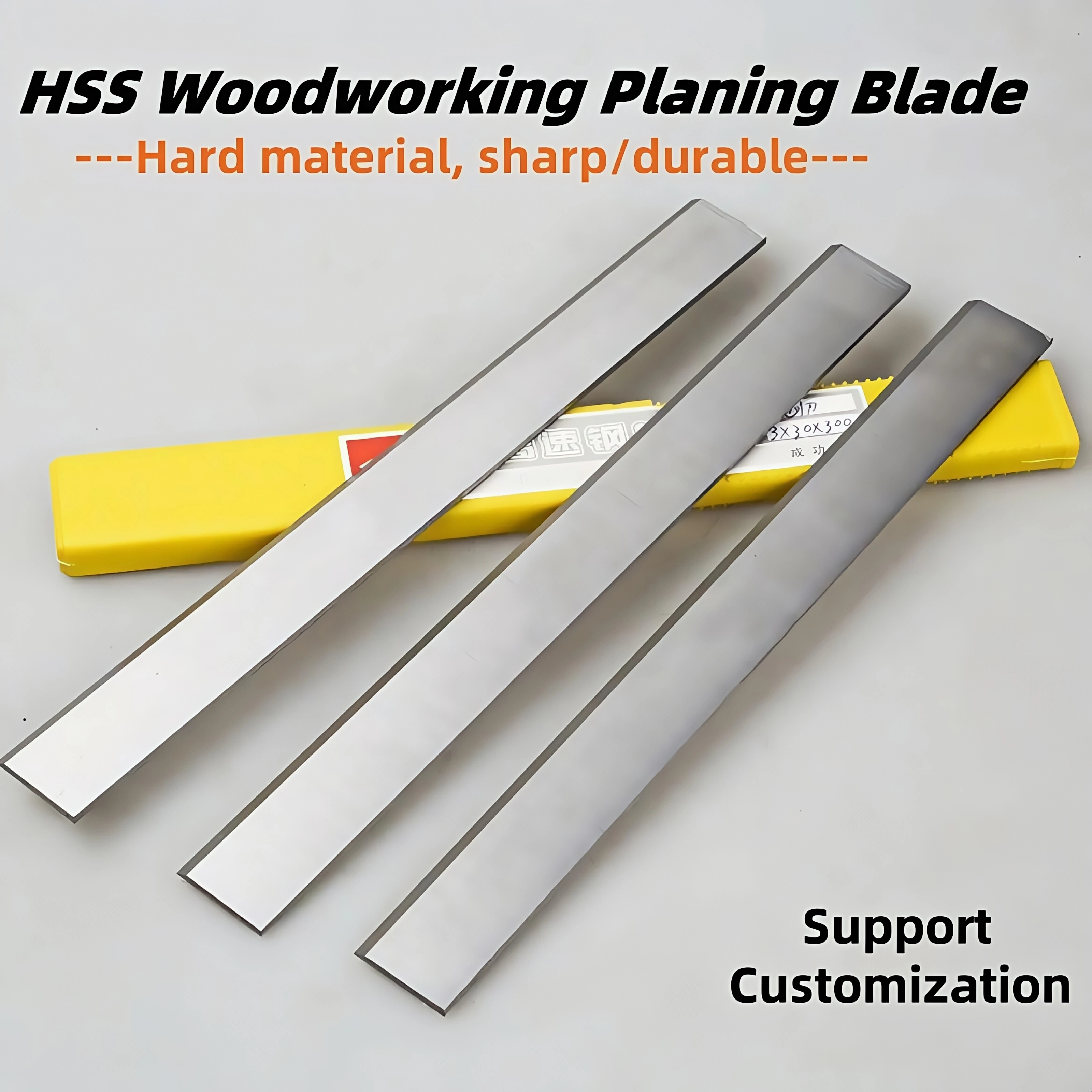 HSS Carbide Planer Blade Tungsten TCT Tungsten Cutting Knife for Jointer Thickness&Surface Woodworking Machine Length