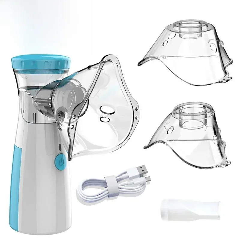 Nebulizador Inalador Portátil Portátil, Inalador Silencioso, Atomizador de Malha, Tipo de Bateria