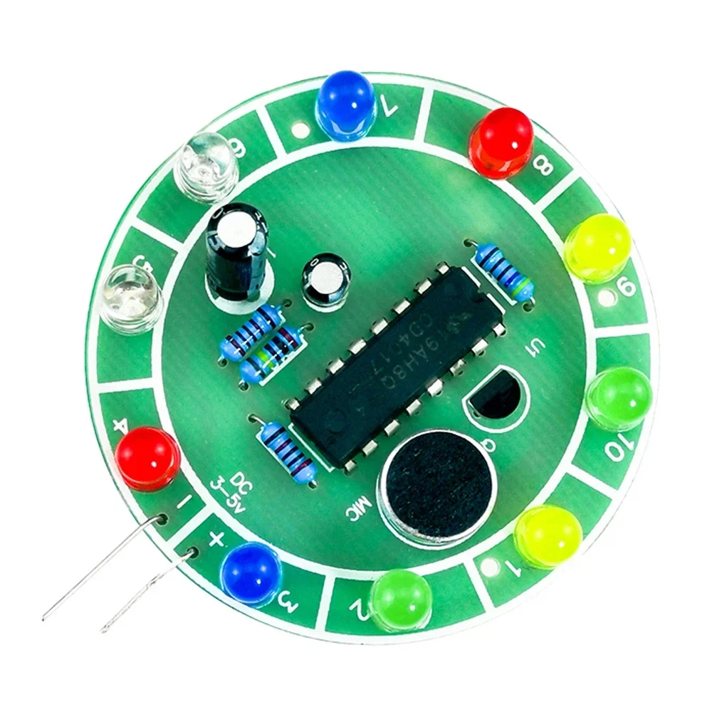 Zestawy elektroniczne DIY Światła do jazdy LED Montaż płytek drukowanych Części elektroniczne DC 3-12V — zdjęcie 2