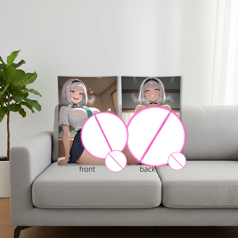 

Anime Pillowcase Dakimakura Futa Anna Nsfw Half Body Cartoon Pillow Case Double Side print