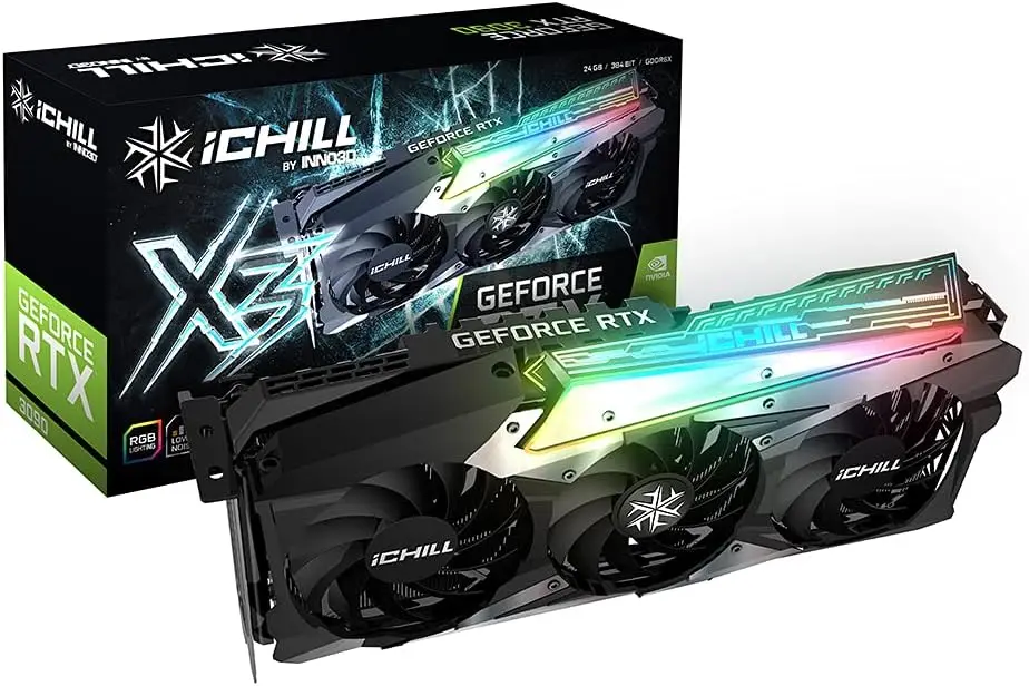 Inno3D GeForce RTX 3090 ICHILL X3 24GB RGB Triple Fan Graphics Card