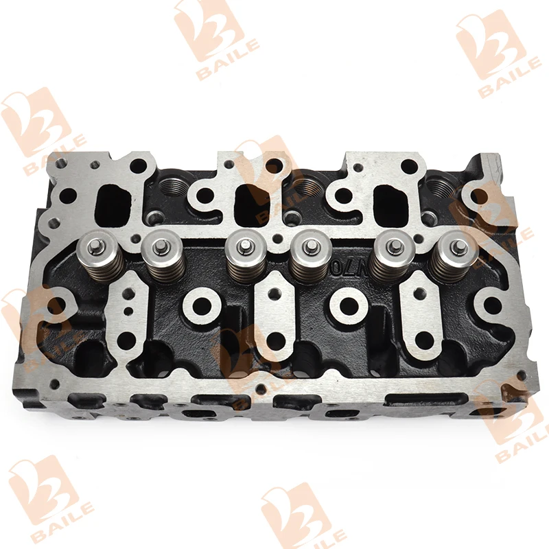 3TNV70 Cylinder Head With Valves For Yanmar Engine