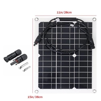30W-600W Flexible Solar Panel 12V Battery Charger Dual USB With 10A-100A Controller Solar Cell Power Bank for Phone Car Yacht