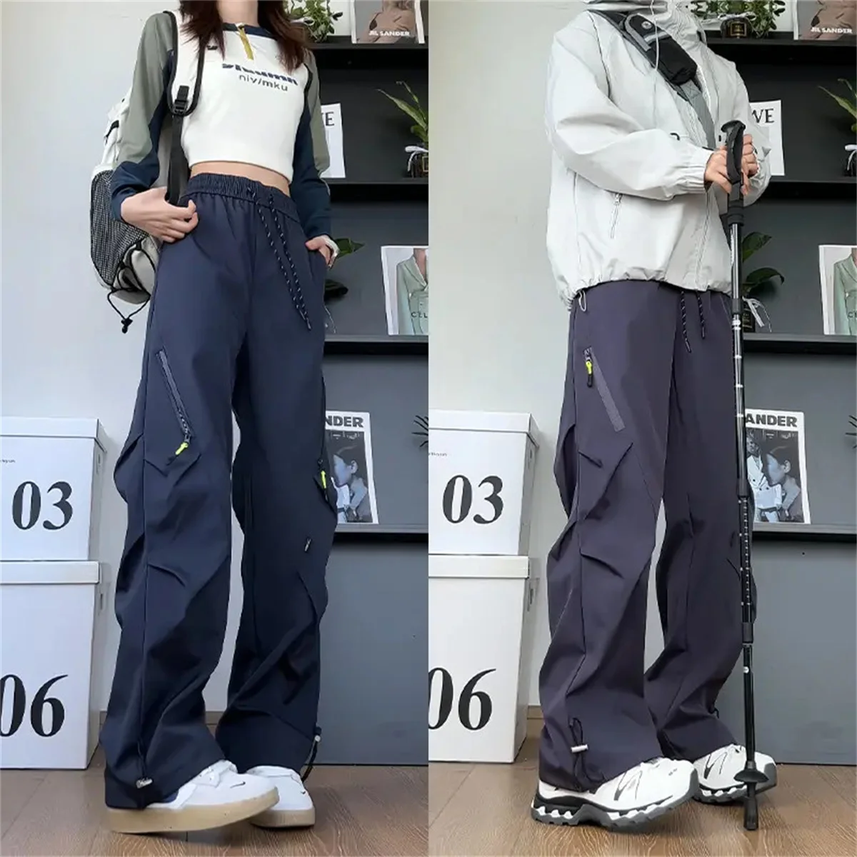 2026 Men Climbing Trousers Windproof Rainproof Cycling Pants Hiking Trip Cargo Pants Outdoor Camping Running Sport Men Trouses