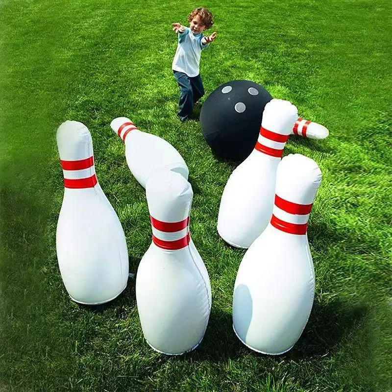 Ensemble de boules de bowling gonflables, jouet de sport en PVC pour enfants