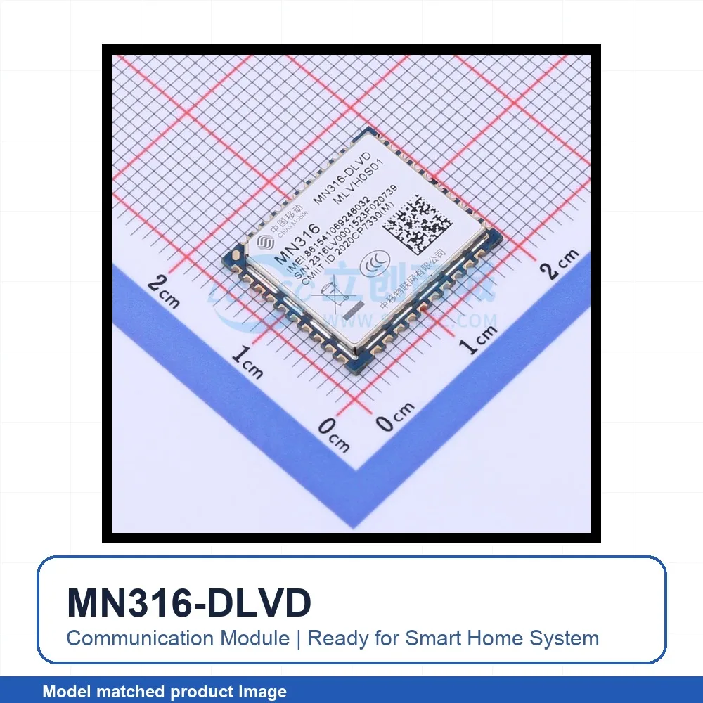 4pcs MN316-DLVD SMD 18x16mm NB-IoT PWM I2C UART SPI GPIO ADC 2.2V 4.2V Cellular LTE Communication Module for Smart Home System