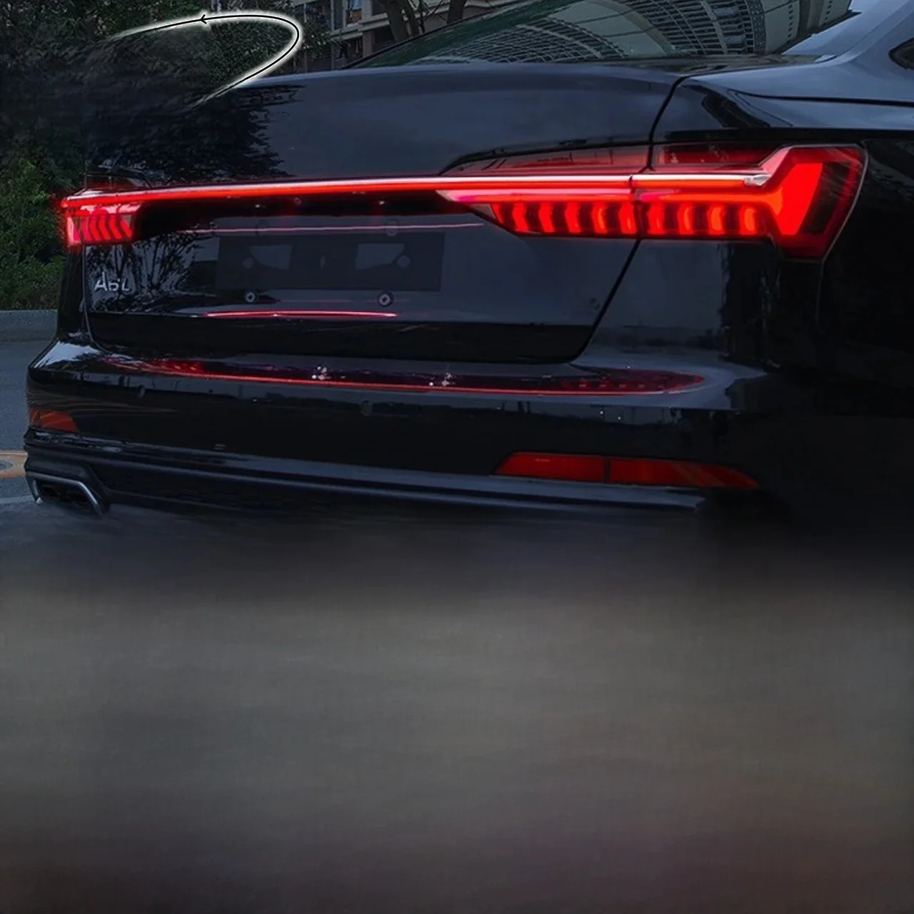 Auto Auto Accessoire Voor Audi A6L Door Achterlichten A6 2019-2023 Upgrade naar C8 LED Dynamische Vloeiende Licht achterlicht - afbeelding 2