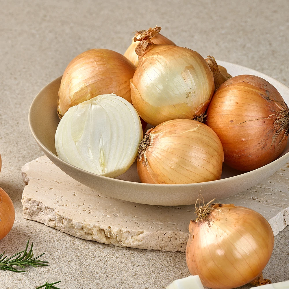 Cebollas Duras de Producción Nacional, Tamaño Grande, 5 kg (150G-250G o Más)