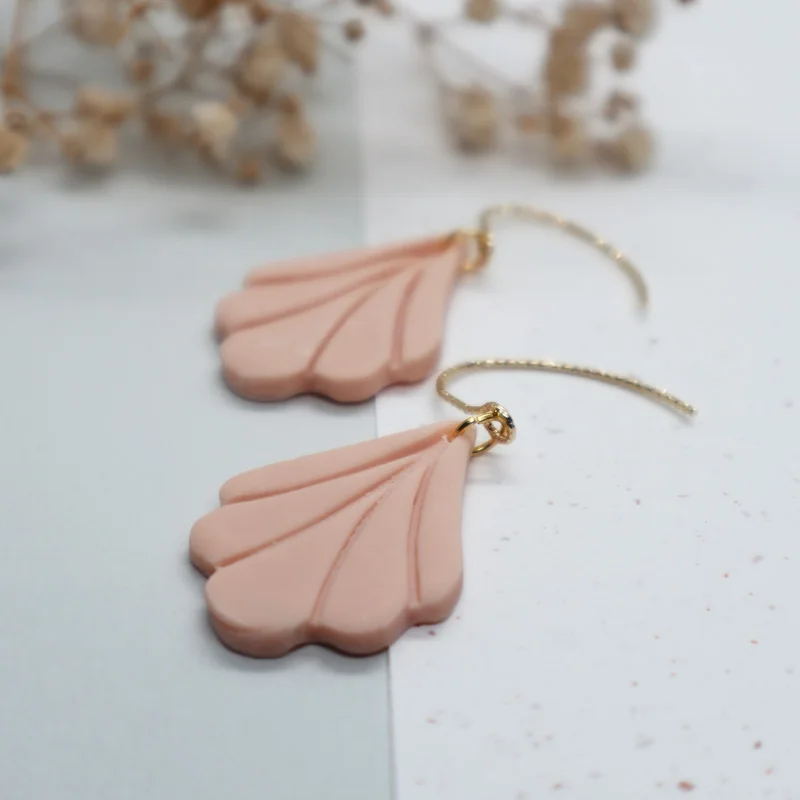 2025 New Polymer Clay Earring for Women Girls Simple Trendy Fashion Flower Pendant Earrings Summer Geometry DangleEarrings Gift