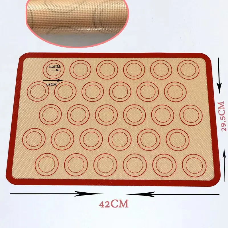 Grote Kneden Deeg Mat Siliconen Placemats Pad Vel Bakmat Pizza Cake Deeg Maker NonStick Gebak Rolling Pad Bakvormen