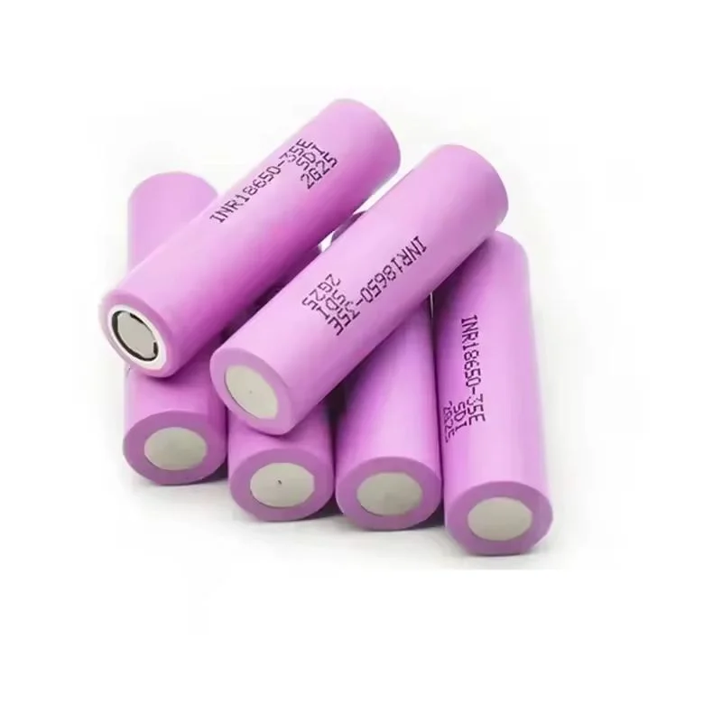 Batteria INR18650-35E 18650 3,7V 3500mAh 25A ad alta scarica, cella ricaricabile agli ioni di litio, capacità reale, cella di qualità premium, lunga durata, oltre 500 cicli, protezione di sicurezza