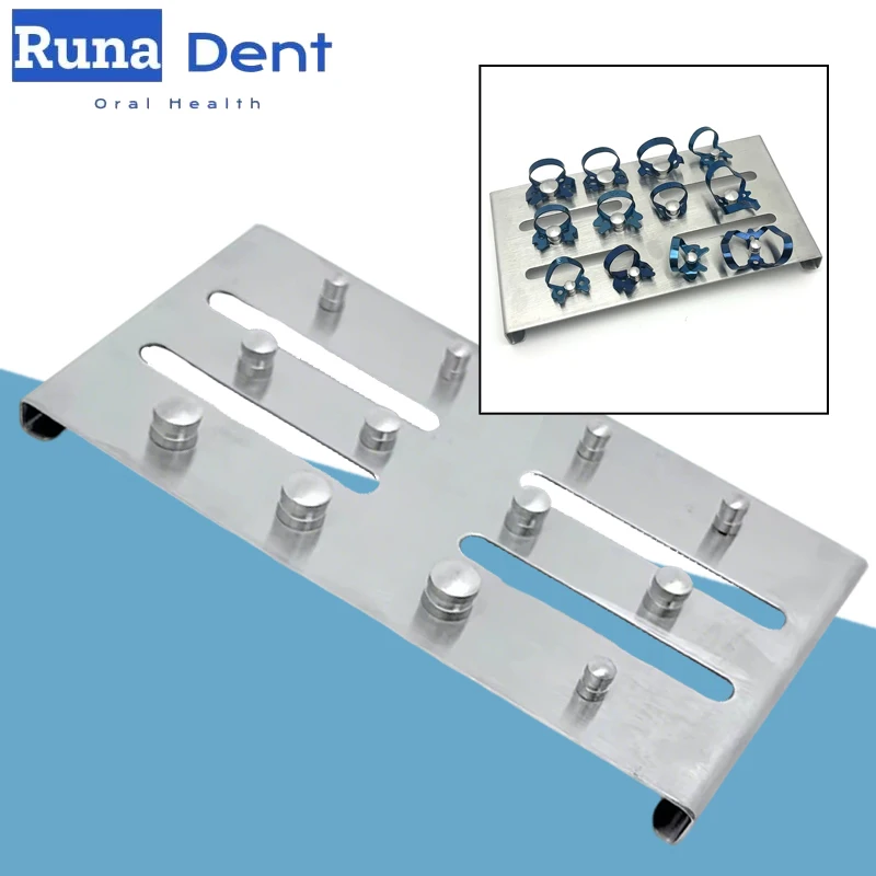 

Набор из 12 зажимов для резиновых даммарок из нержавеющей стали, эндо-клипсы для реставрации, стоматологическое оборудование для хирургии и корневых каналов