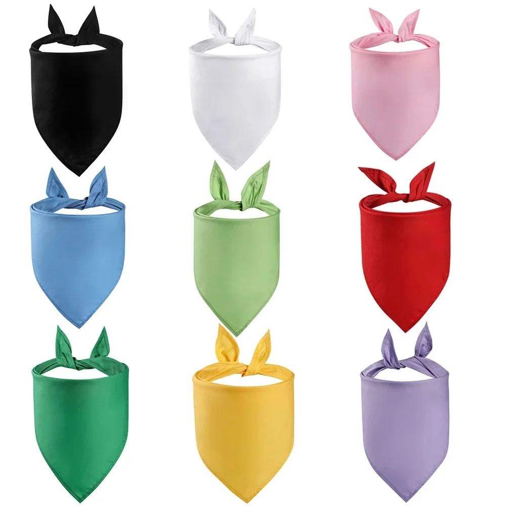 Sucado été chien Bandanas coton chiots triangulaires bavoirs écharpe pour chiens moyens animaux de compagnie réglable personnalisé